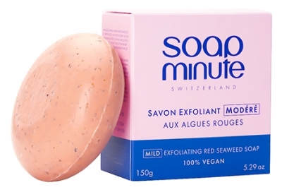 BODY' minute Savon Exfoliant Modéré Algues Rouges Soap Minute