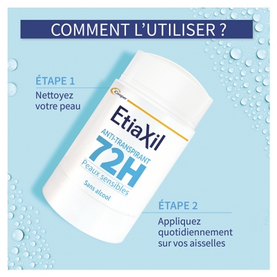Etiaxil Déodorant Anti-Transpirant Protection 72 Heures Stick 40 ML