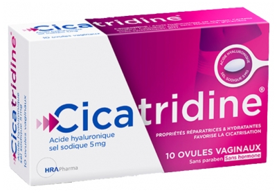Cicatridine - 10 Ovules Vaginaux - Sécheresse Vaginale et Favorisant la Cicatrisation