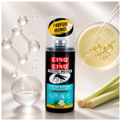 Cinq sur Cinq Tropic Monoï Lotion Anti-moustiques Spray 75 ml