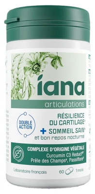 Iana Articulations Résilience du Cartilage + Sommeil Sain 60 Unités
