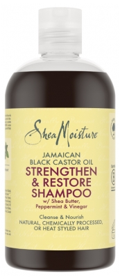 SheaMoisture Jamaican Black Castor Oil Shampoing Fortifiant 384 ML