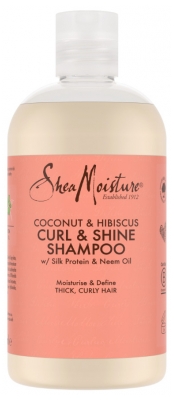 SheaMoisture Coconut & Hibiscus Shampoing Boucles Brillance 384 ML
