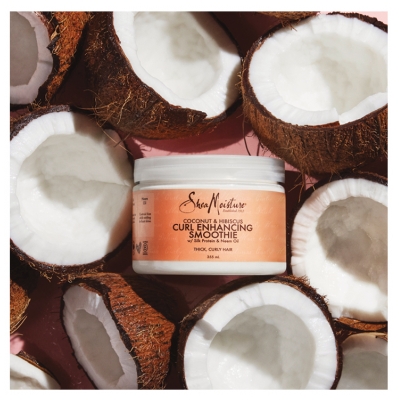 SheaMoisture Coconut & Hibiscus Smoothie Sublimateur Boucles 326 ML