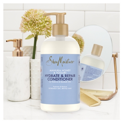 SheaMoisture Manuka Honey & Yogurt Après-Shampoing Hydratant 384 ML