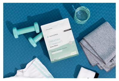 Novoma Créatine Creapure Musculation Performance & Récupération Goût Nature 180 g