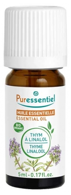 Puressentiel Huile Essentielle Thym à Linalol (Thymus Vulgaris ct Linalol) Bio 5 ml