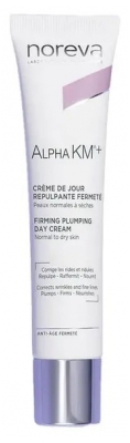 Noreva Alpha KM + Crème de Jour Repulpante Fermeté Peaux Normales à Sèches 40 ml