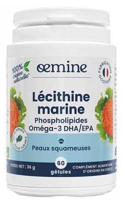 Oemine Lecithine Marine Peaux Squameuses 60 Gélules 