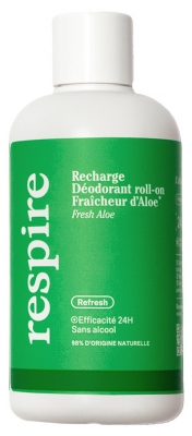 Respire Déodorant Eco-Recharge Roll-On 150 ml - Senteur : Fraîcheur d'Aloe
