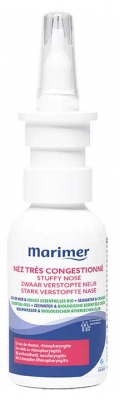 Marimer Spray Décongestionnant Nez Fortement Congestionné Dès 36 Mois 20 ml