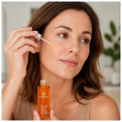 Dr Pierre Ricaud Concentré Glow Bonne Mine Immédiate à la Vitamine C & Caroténoïdes de Calendula Bio 30 ml