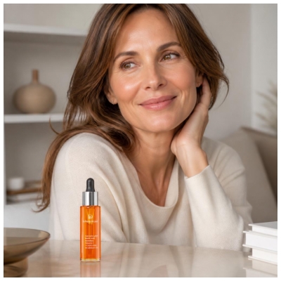 Dr Pierre Ricaud Concentré Glow Bonne Mine Immédiate à la Vitamine C & Caroténoïdes de Calendula Bio 30 ml