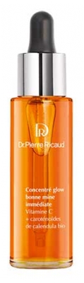 Dr Pierre Ricaud Concentré Glow Bonne Mine Immédiate à la Vitamine C & Caroténoïdes de Calendula Bio 30 ml