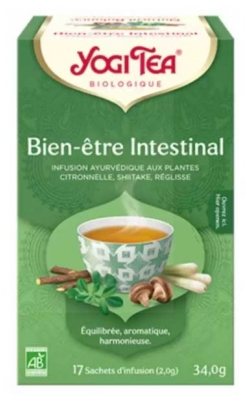 Yogi Tea Bien-Être Intestinal Bio 17 Sachets de 2 g