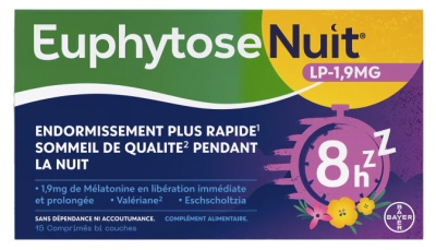 Bayer Santé Euphytose Uit 1,9 mg Lp 15 Comprimés