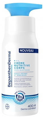 Bepanthen Derma Crème Nutritive Corps Flacon-Pompe 400 ml