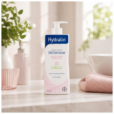 Hydralin Sécheresse - Crème Lavante 400 Ml - Sécheresse Intime - Soin