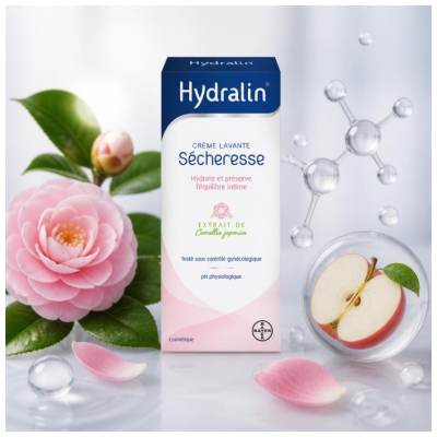 Hydralin Sécheresse - Crème Lavante 400 Ml - Sécheresse Intime - Soin