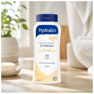 Hydralin Gyn - Gel de Soin Intime - 400 Ml - Gel Lavant Calmant
