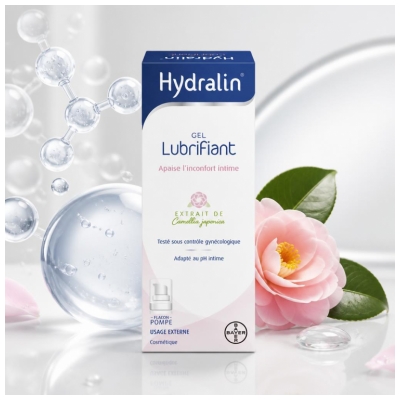 Hydralin Lubrifiant - Gel Intime - 50 Ml - Soulage l'Inconfort Intime en Cas de Sécheresse Intime