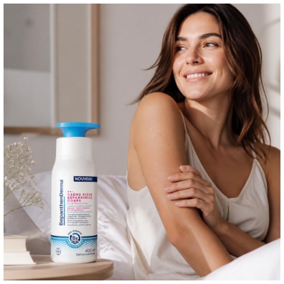 Bepanthen Derma Crème Riche Réparatrice Corps Flacon-Pompe 400 ml