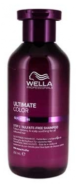Wella Ultimate Color Shampoing Apaisement du Cuir Chevelu et Éclat 250 ml