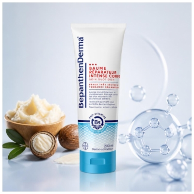 Bepanthen Derma Baume Réparateur Intense Corps Tube 200 ml