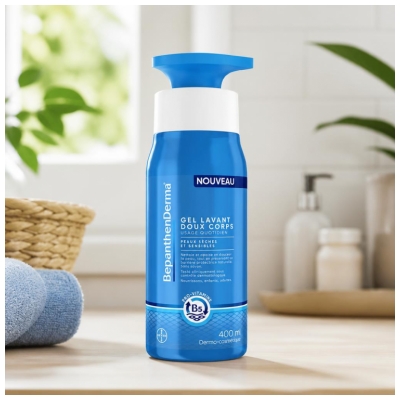 Bepanthen Derma Gel Lavant Doux Corps Flacon-Pompe 400 ml