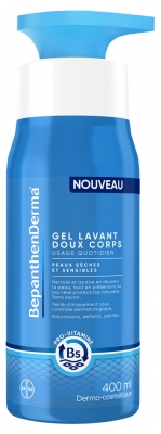 Bepanthen Derma Gel Lavant Doux Corps Flacon-Pompe 400 ml