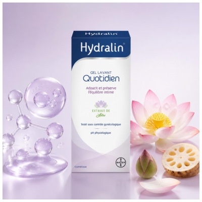 Hydralin Quotidien - Gel Intime - 400 Ml - Savon - Hygiène Intime