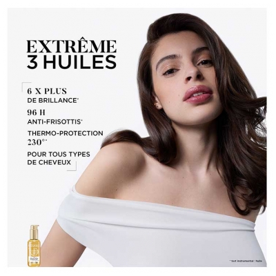 Dessange Extrême 3 Huiles Huile Sublimatrice Universelle Cheveux Ternes 110 ml