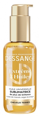 Dessange Extrême 3 Huiles Huile Sublimatrice Universelle Cheveux Ternes 110 ml