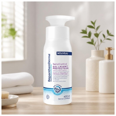 Bepanthen Derma Sensicontrol Gel Lavant Protecteur 400 ml Peaux à Tendance à l'Eczéma Atopique