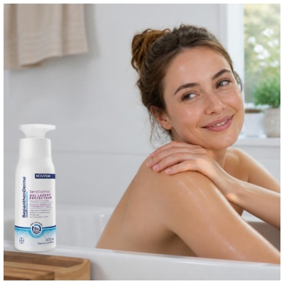 Bepanthen Derma Sensicontrol Gel Lavant Protecteur 400 ml Peaux à Tendance à l'Eczéma Atopique
