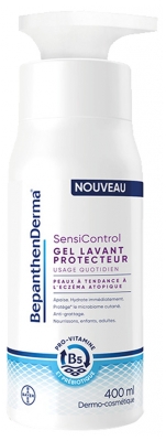 Bepanthen Derma Sensicontrol Gel Lavant Protecteur 400 ml Peaux à Tendance à l'Eczéma Atopique