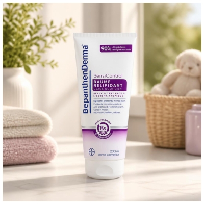 Bepanthen Derma Sensicontrol Baume Relipidant 200 ml Peaux à Tendance à l'Eczéma Atopique