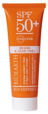 Bioearth Crème Solaire Visage Spf50+ UVA/UVB 50 ml