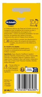 Scholl Traitement Mycose des Pieds Gel 4en1 1 Mois 10 ml