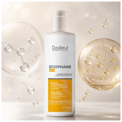 Bailleul Soft Shampoing Ultra Doux Brillance & Souplesse Cuirs Chevelus Sensibles 500 ml