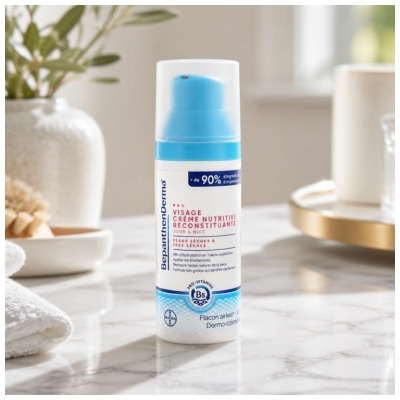Bepanthen Derma Crème Visage Nutritive Peaux Sèches à Très Sèches 50 ml