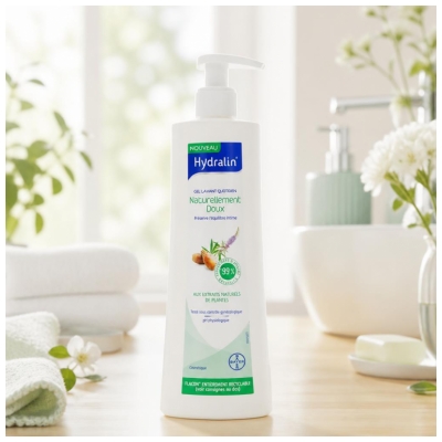 Hydralin Naturellement Doux Gel Lavant 400 ml Équilibre Intime