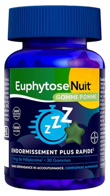 Bayer Santé EuphytoseNuit 30 Unités - Goût : Pomme