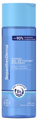 Bepanthen Derma Gel Nettoyant Apaisant Visage Peaux Très Sèches 200 ml