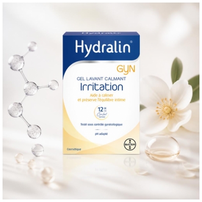 Hydralin Gyn - Gel de Soin Intime - 100 Ml - Gel Lavant Calmant