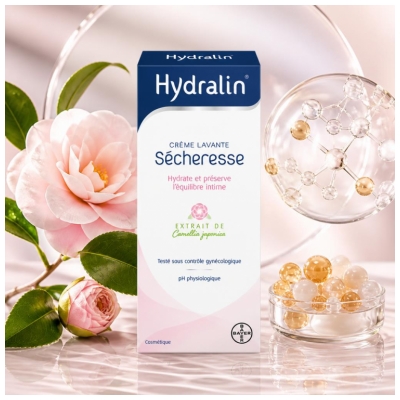 Hydralin Sécheresse - Crème Lavante 200 Ml - Sécheresse Intime - Soin