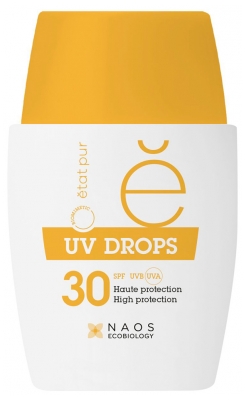 Etat Pur UV Drops Fluide Minéral Visage Haute Protection SPF30 30 g