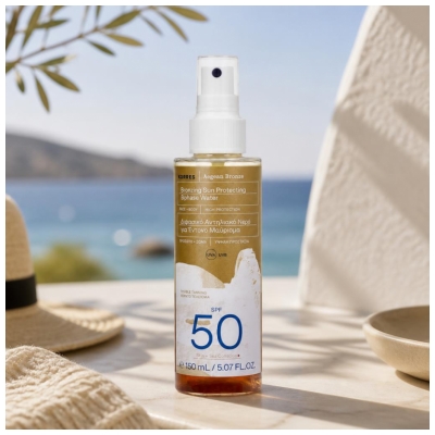 Korres Aegean Bronze Eau Biphasée Protection Solaire Bronzante SPF50 150 ml