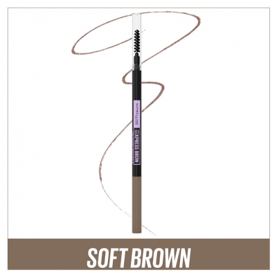 Maybelline New York Express Brow Ultra Slim Crayon à Sourcils - Teinte : Soft Brown
