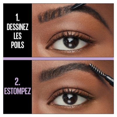 Maybelline New York Express Brow Ultra Slim Crayon à Sourcils - Teinte : Black Brown